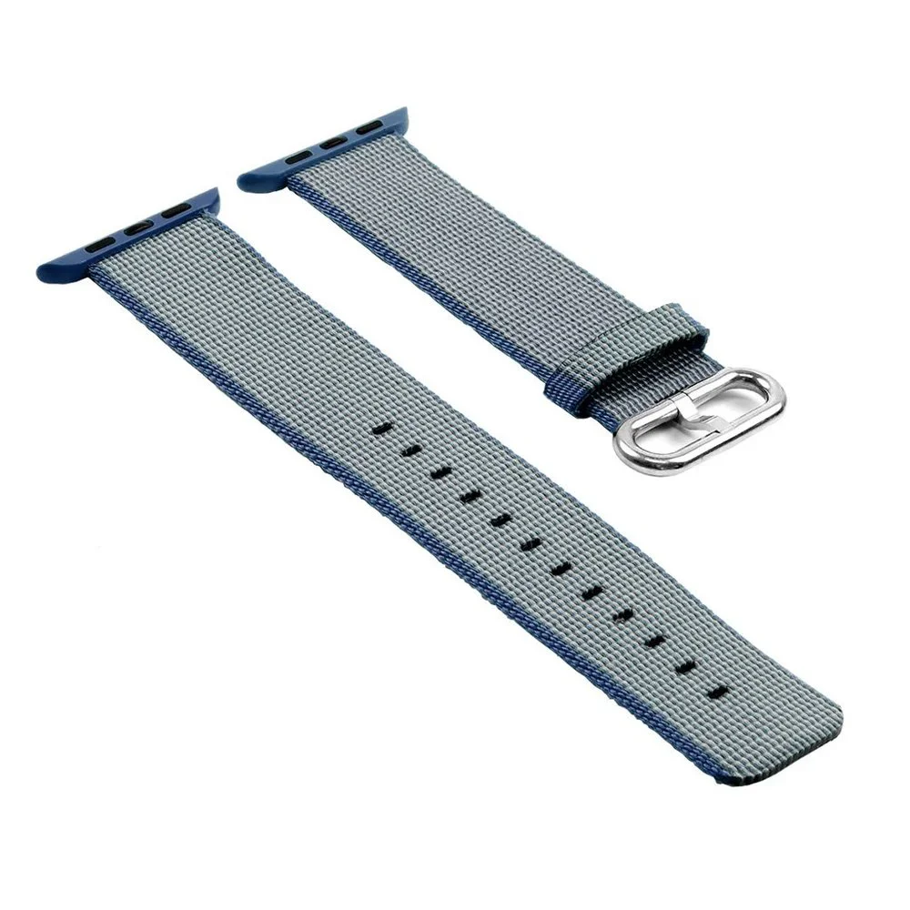 WITHit Blue Woven Nylon Band for 38mm 40mm Apple Watch NBN19WA011